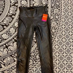 Spanx Faux Leather Leggings